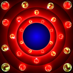 end of the movie screen and the light