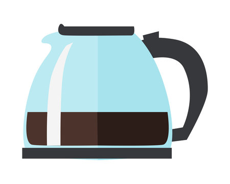 Coffee or Tea Pot Isolated on White Background