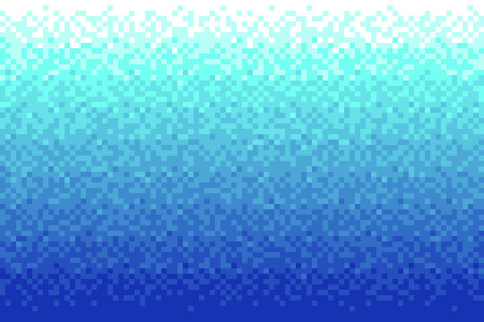 Pixel blue gradient background