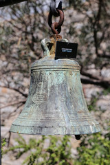 Obraz premium Bell in Bodrum Castle, Turkey