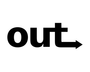 Out Letter Logo