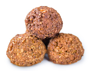 Falafel isolated on white