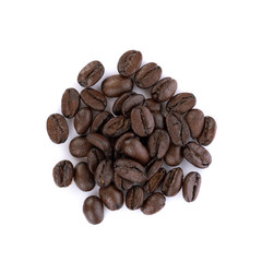 coffee bean on white background