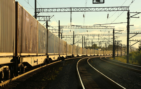 Fototapeta Cargo train