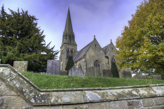 St . Peters church, Edensor village, Chatsworth