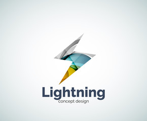 Lightning logo template