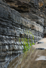 rocks at low tide ireland