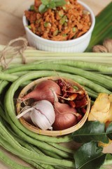 Making fish patty with spicy for fried .