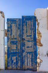 Door of Santorini island