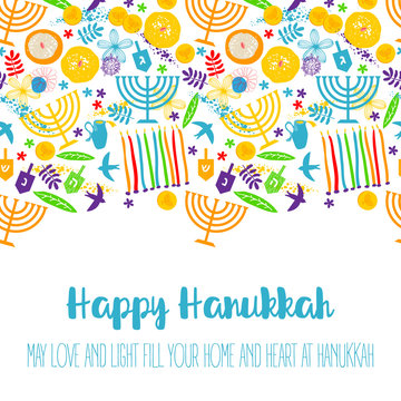 Hanukkah greeting card