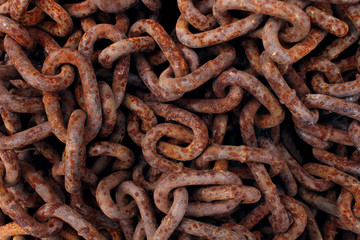 Rusted Old Chains Background