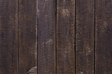 Old dark wooden wall background texture