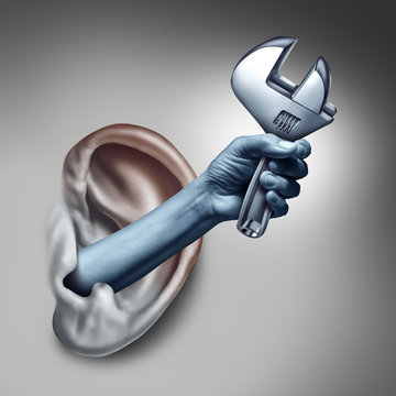 Ear Therapy Concept