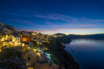 Old Town of Oia on the island Santorini