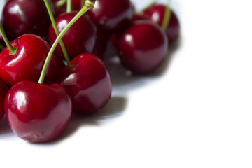 fresh cherry isolated