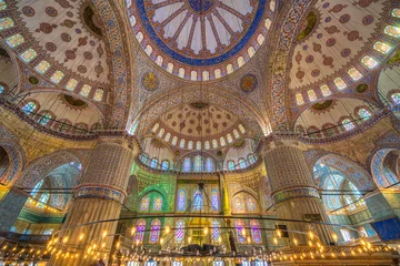 Rolgordijnen The Blue Mosque, (Sultanahmet Camii), Istanbul, Turkey. © Luciano Mortula-LGM