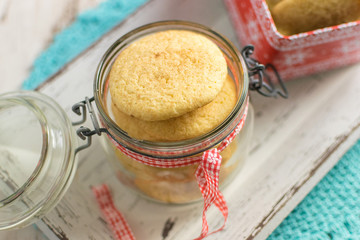 Weihnachts-Plätzchen im Keksglas