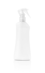 blank packaging spray bottle isolated on white background