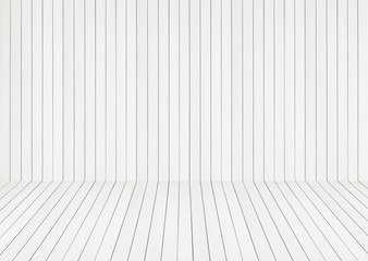 White background of wooden planks vor product