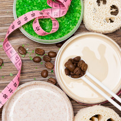 Anti-cellulite cosmetic products with caffeine