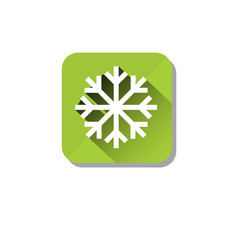 Ice Road Safety Sign Icon Flat Vector Illustration