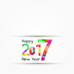 happy new year card 2017