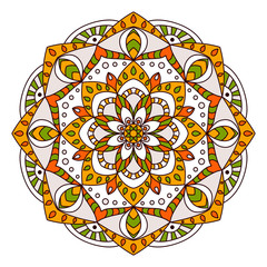 Round Ornament/ Mandala. Decorative element