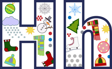 litera d © felicytka