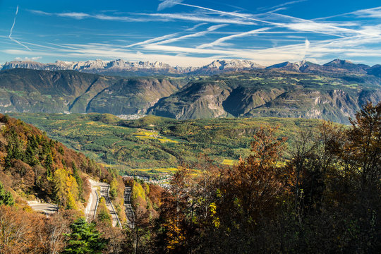 Panoramablick vom Mendelpass 