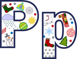 litera p © felicytka