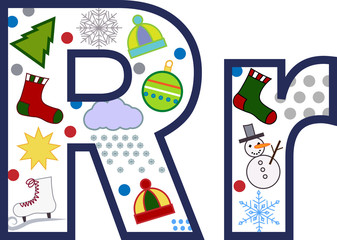 litera r © felicytka