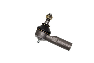  Spare parts for the car. Tip, tie rod for car isolated on a white background.