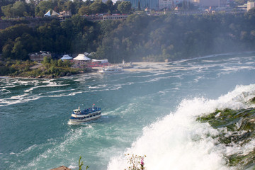 bateau sur eau rivère Chutes du niagara