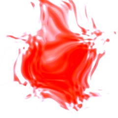 Abstract digital red stain spot blotch image