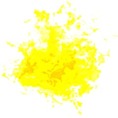 Yellow abstract irregular diffuse blotchy blob stain spot