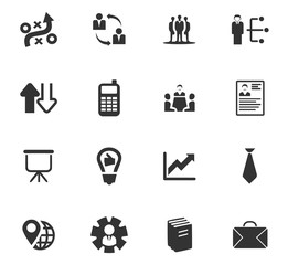 Business icons set