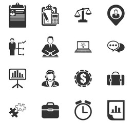 Business icons set
