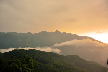Fototapeta premium Widok na góry w Soczi