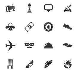 Travel icons set