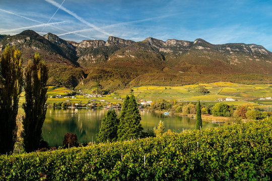 Herbstlandschaft am Kalterer See