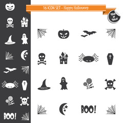 Halloween Icon Set - 16 ICON SET