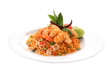 fried rice with seafood,Thai food