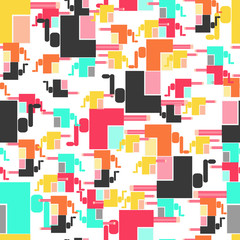 Sharpener seamless pattern background