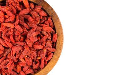 goji berries close up