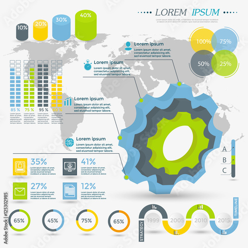 infographic elements collection for