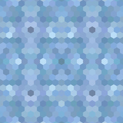 Kaleidoscopic low poly hexagon style vector mosaic background