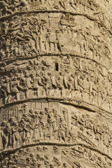 Trajan column in Rome