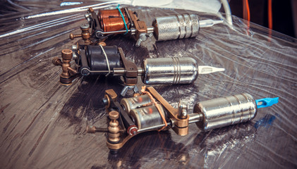 Machine for a tattoo