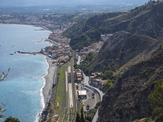 Taormina city at Sicily