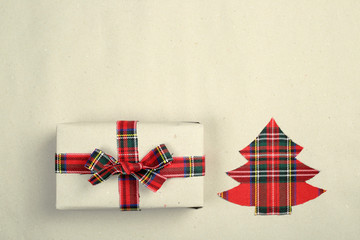 Fototapeta premium Hipster christmas gift